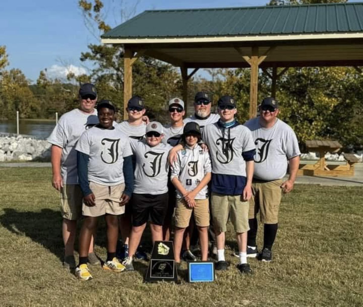 Jacksonville High School Bass fishing team